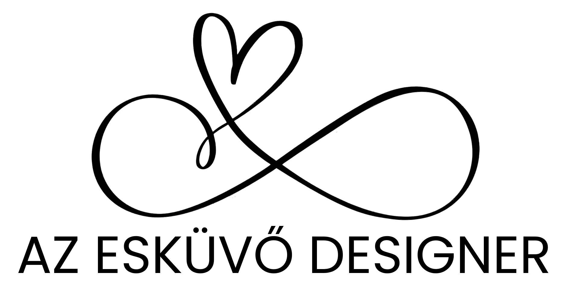 Az esküvő designer logó